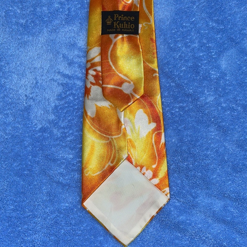 Vintage Prince Kuhio Men’s Tie. Made in Hawaii. - Picture 3 of 4